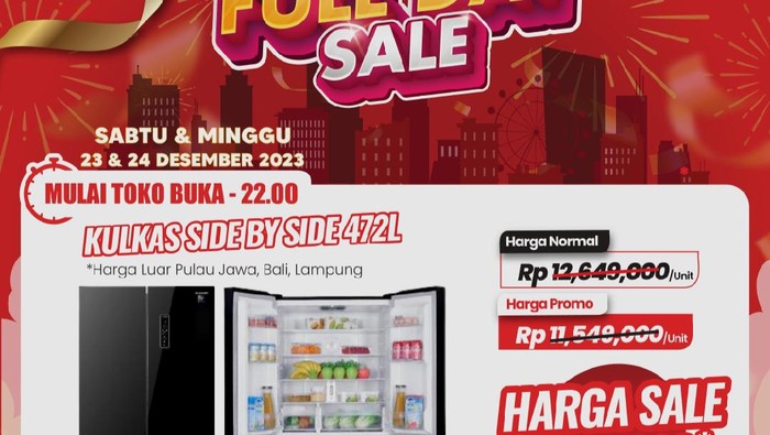 Transmart Full Day Sale-Kulkas