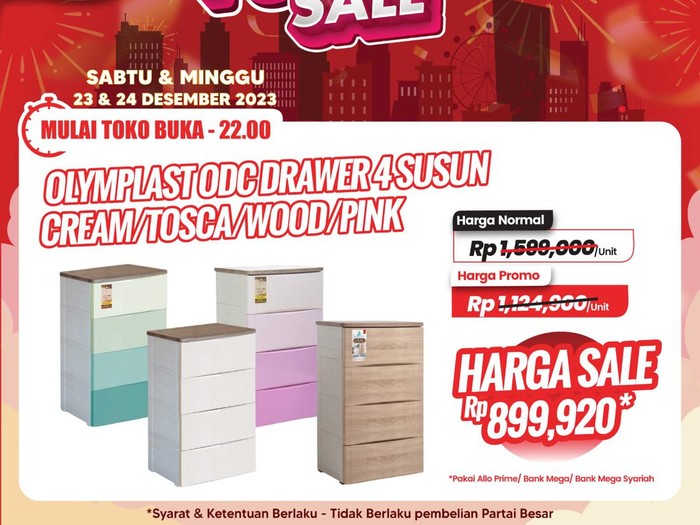 Transmart Full Day Sale-Lemari Susun