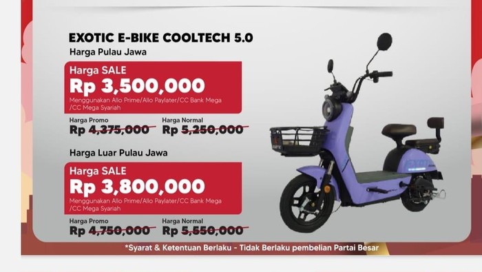 Transmart Full Day Sale-Sepeda Listrik