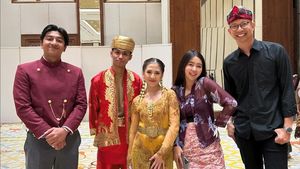 5 Gaya Adhisty Zara Nonton Debat Cawapres Pakai Kebaya, Ayu Tenan