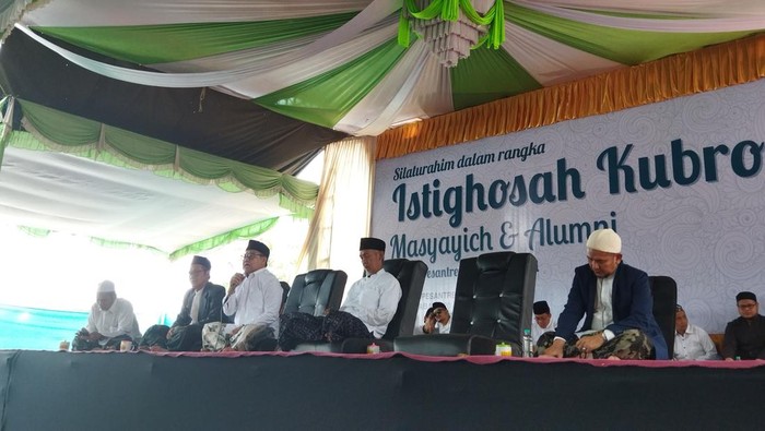 Cak Imin (bicara dengan menggunakan mic)-(Kurniawan/detikcom)