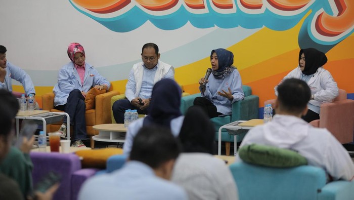 Diskusi membahas penuntasan stunting digelar kantor Fanta HQ, Menteng, Jakarta, Minggu (24/12/2023). Diskusi ini menghadirkan sejumlah pakar.