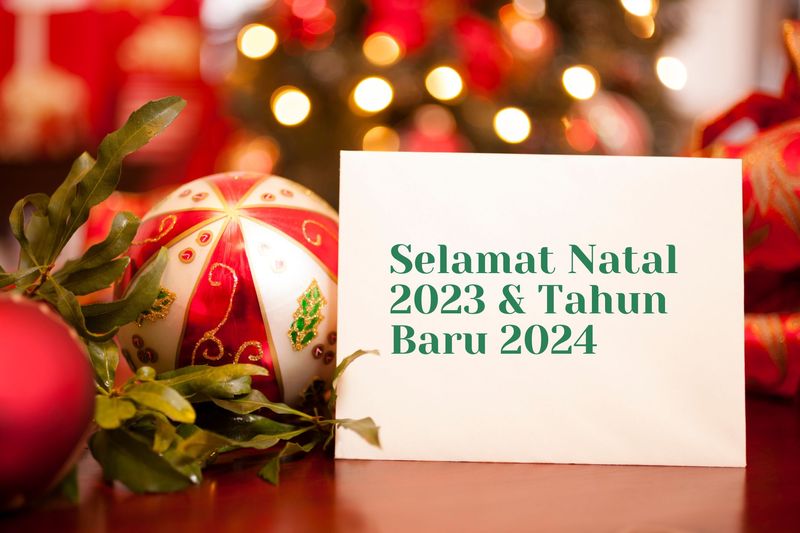 Gambar Kartu Ucapan Natal 2023 dan Tahun Baru 2024