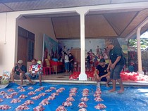 Natal Bernuansa Bali, GKPB Tirta Empul Kerobokan Punya Tradisi Nampah Babi