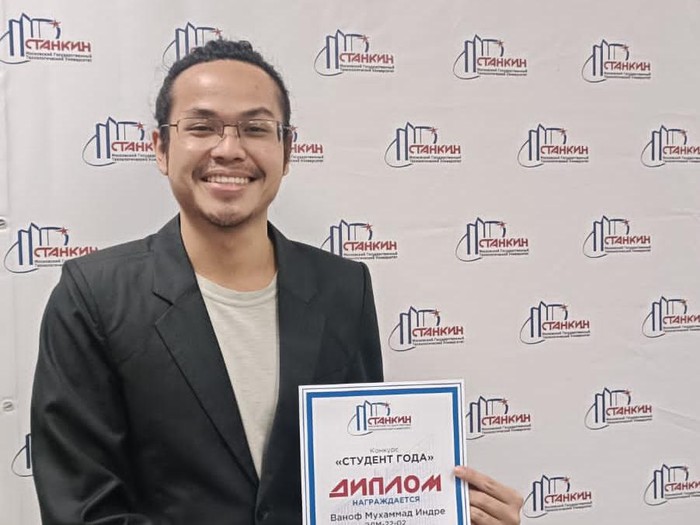 Indre, Mahasiswa Asal Indonesia Jadi Mahasiswa Terbaik di Kampus Rusia