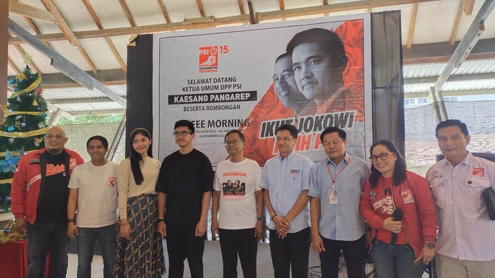 Kaesang dan Erina bertemu dengan Gubernur Sulteng (Tina/detikcom)