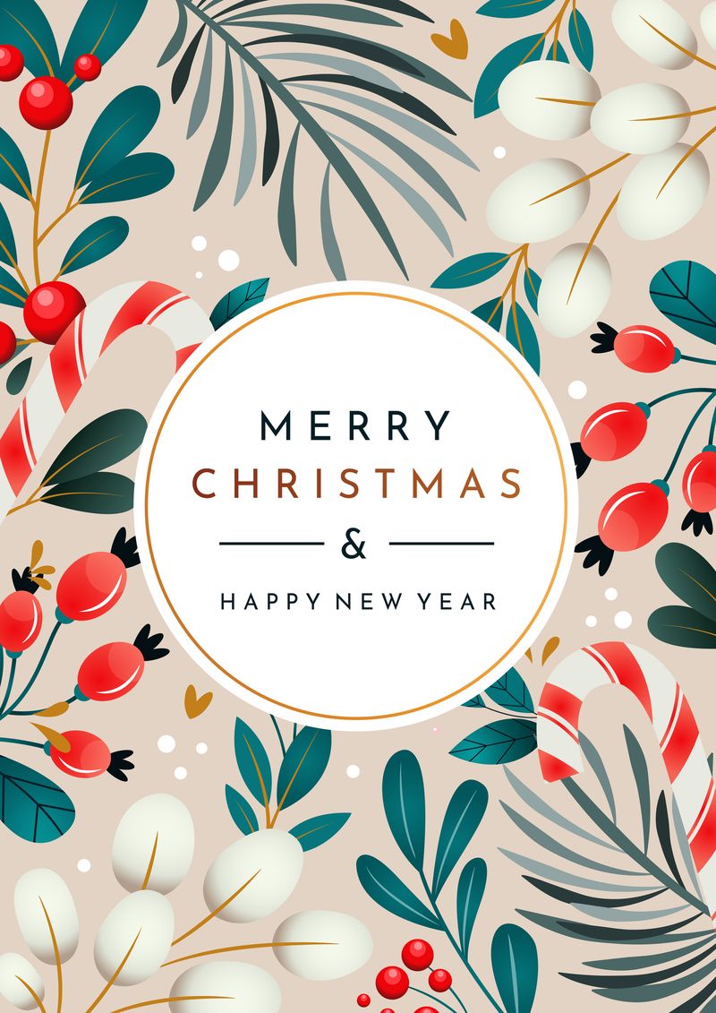 Kartu Natal 2023 dan Tahun Baru 2024