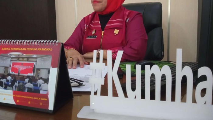 Kepala Divisi Pemasyarakatan (Kadivpas) Kanwil Kemenkumham Jambi Lili