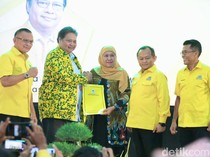Airlangga Ungkap Khofifah-Emil Dardak Akan Bertemu Golkar Sore Ini