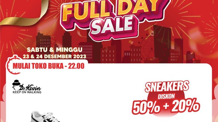 Sandal dan Sepatu di Transmart Full Day Sale