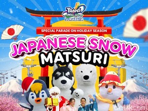Japanese Snow Matsuri Sambut Liburan Akhir Tahun di Trans Snow World Surabaya