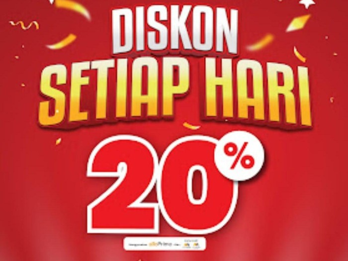 Transmart Diskon 20% Setiap Hari