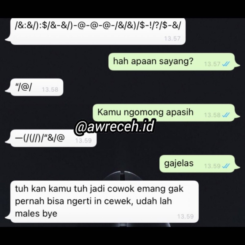 Chat Pacar Ngambek, Cara Ngertinya Kayak Pecahkan Teka-teki