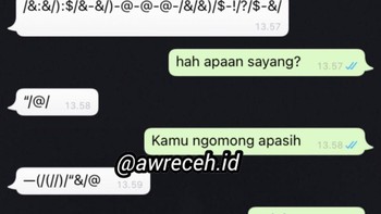 Aduh, saya aja nggak paham maksudnya apa. Foto: Instagram/awreceh.id