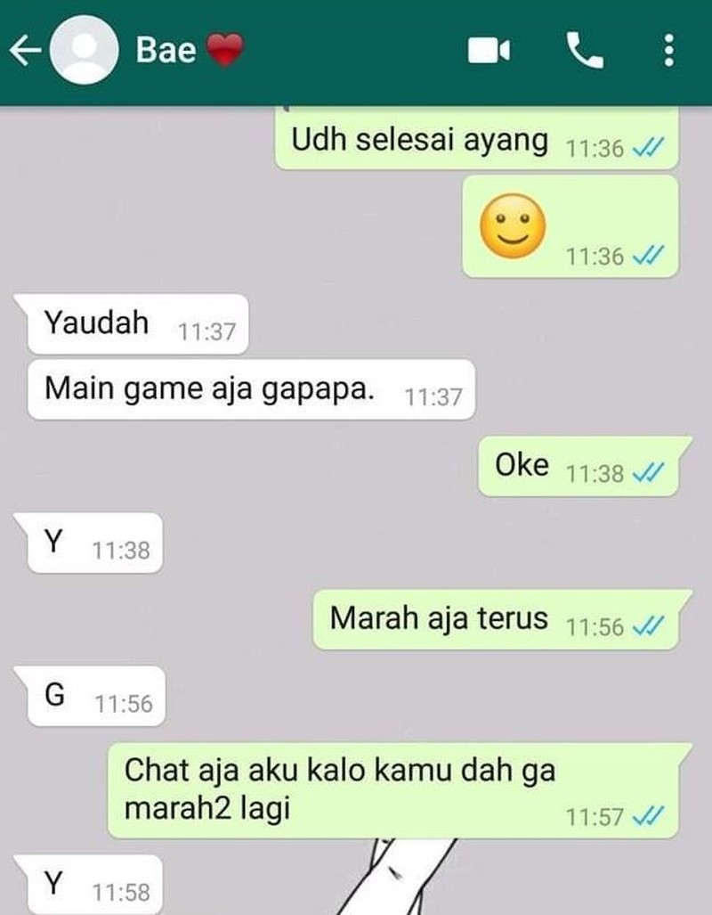 Chat Pacar Ngambek, Cara Ngertinya Kayak Pecahkan Teka-teki