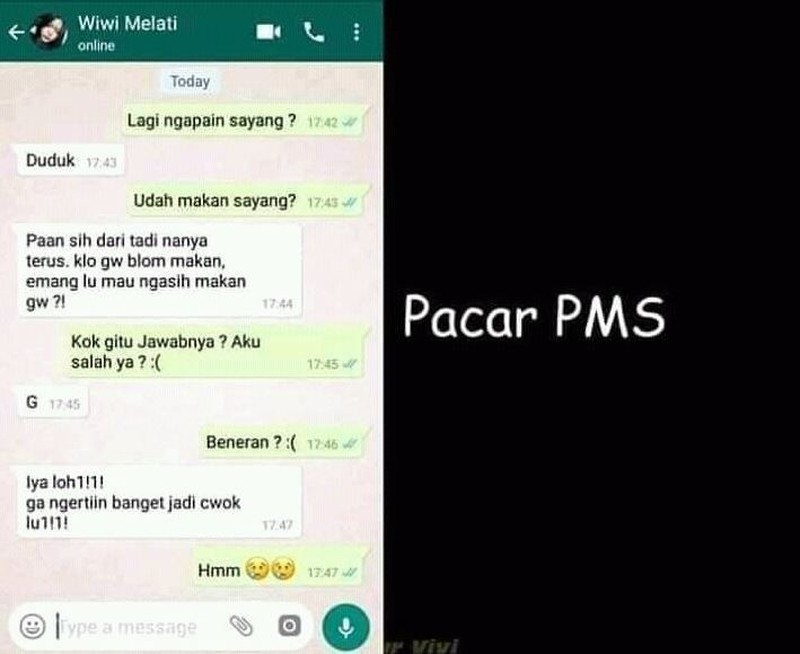 Chat Pacar Ngambek, Cara Ngertinya Kayak Pecahkan Teka-teki
