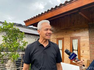 Ganjar Pulang Kampung Usai Kampanye di Jawa Tengah