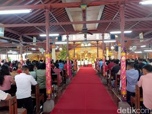 Semarak Natal di Badung Bali, Romo Beri Pesan Damai jelang Pemilu