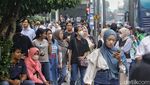 Libur Nataru, Kawasan Bundaran HI Dipadati Warga