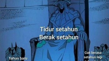 Sering banget lelucon khas tahun baru kayak gini. Foto: X/Twitter/Heri_Horeh  