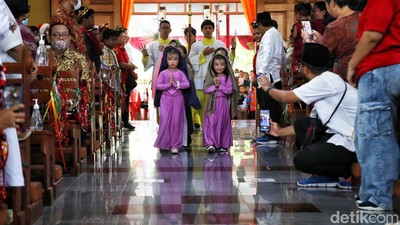 Misa Natal Khusus Anak-anak di Gereja Santo Servatius Bekasi