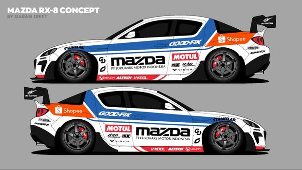 Modifikasi Mazda RX-8 ala Garasi Drift