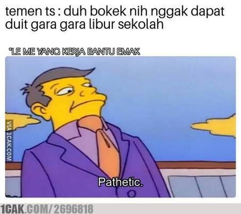 Libur sekolah selalu jadi momen yang ditunggu pelajar. Lihat meme berikut jadi bikin nostalgia ke momen tersebut.