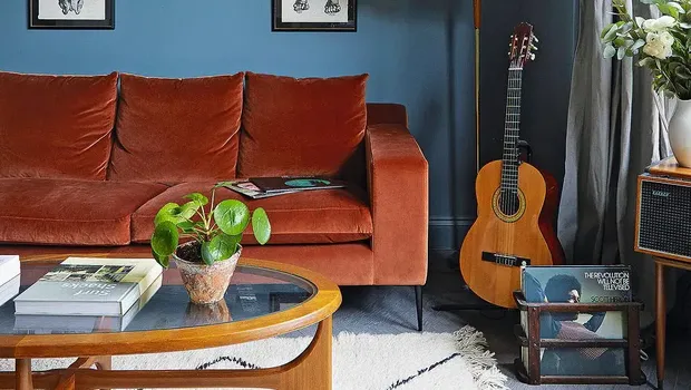 sofa beludru/Future via Ideal Home