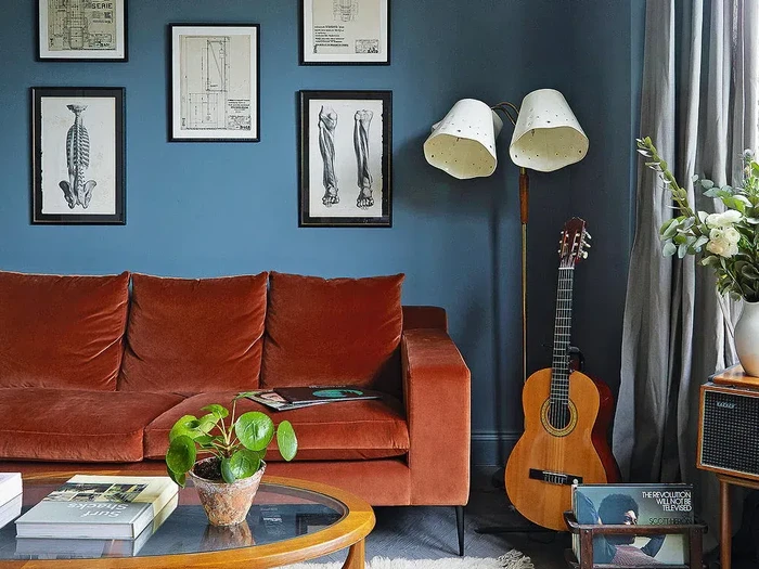 sofa beludru/Future via Ideal Home