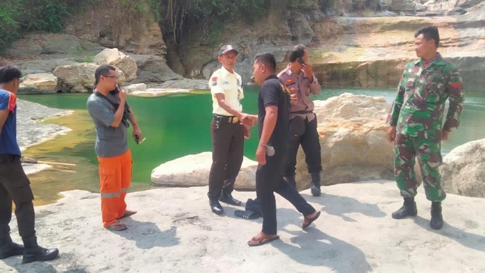 Sungai TKP pelajar Tulungagung hilang tenggelam saat berenang.