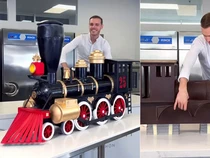 Bikin Cokelat Bentuk Kereta, Chef Ini Banjir Pujian