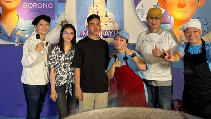Gibran Kunjungi Rumah Makan Gratis di Semarang