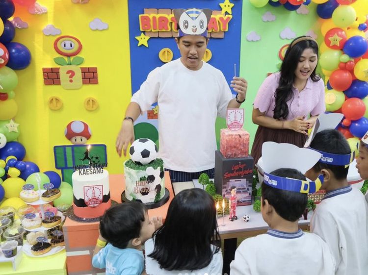 Kaesang Pangarep Ulang Tahun, Pestanya Tema Super Mario yang Meriah!