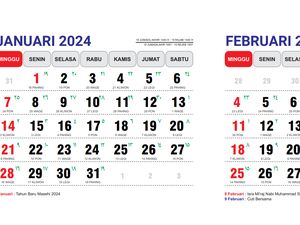 Link Kalender 2024 Lengkap dengan Tanggal Hijriah dan Weton, Cek di Sini!
