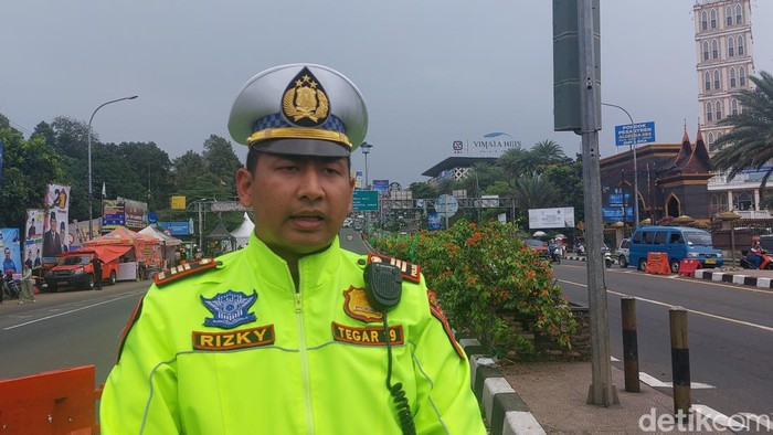 Kasat Lantas Polres Bogor AKP Rizky Guntama