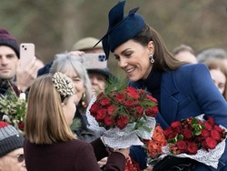 7 Foto Penampilan Kate Middleton di Kebaktian Natal, Pakai Anting Putri Diana