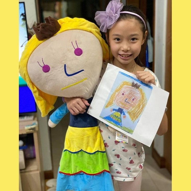 Keren! Gambar Anak-anak Ini Dibikin Boneka Sungguhan