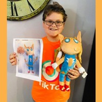 Keren! Gambar Anak-anak Ini Dibikin Boneka Sungguhan
