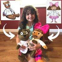 Keren! Gambar Anak-anak Ini Dibikin Boneka Sungguhan
