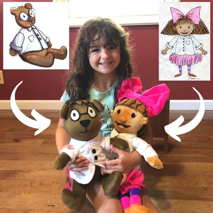 Keren! Gambar Anak-anak Ini Dibikin Boneka Sungguhan