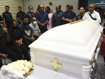 Foto-foto Jenazah Lukas Enembe di Ruang Persemayaman RSPAD