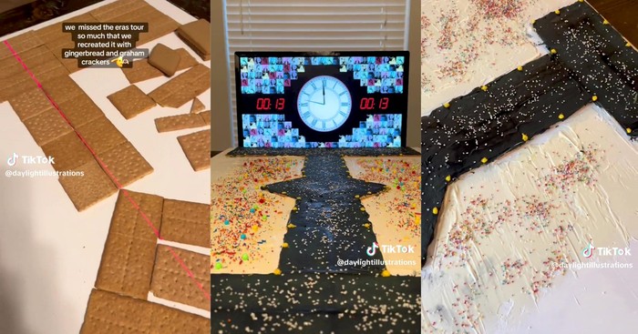 Keren! Miniatur Konser Taylor Swift Ini Dibuat dari Kue Jahe