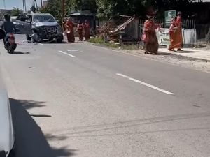 Mobil Bawa Pengantin di Sidrap Tabrak Pemotor hingga Tewas di Tempat