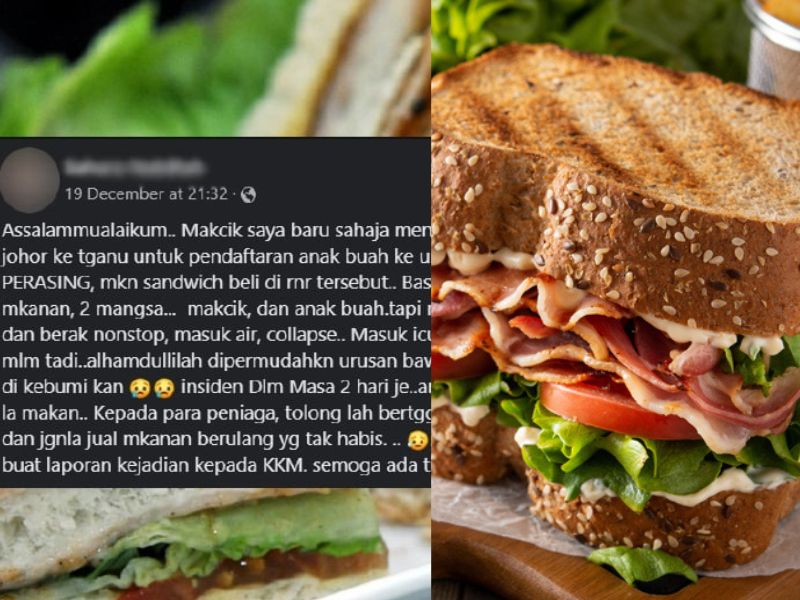 mengerikan!  Pelanggan ini diracuni dengan sandwich dan meninggal