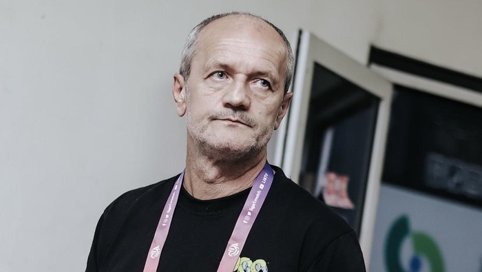 Pelatih PSS Sleman, Risto Vidakovic. Foto diunggah Selasa (26/12/2023).