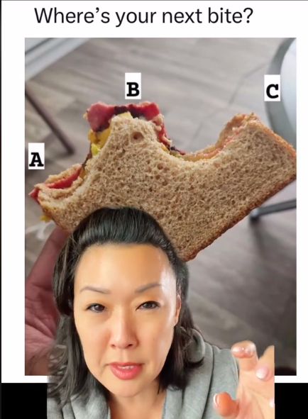 Perdebatan cara makan sandwich