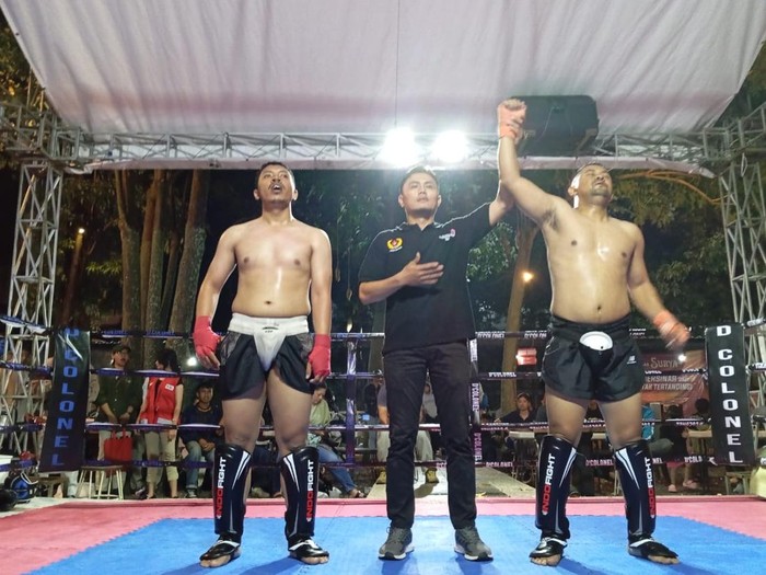 Ruhiyat (30) alias Dul, mantan jukir yang kini jadi atlet kickboxing Kota Sukabumi