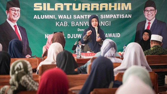 Santri dan Alumni Ponpes Salafiyah Syafiiyah Sukorejo Dukung AMIN di 2024