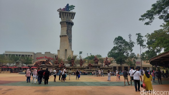 Suasana di Dufan, Taman Impian Jaya Ancol, Jakarta Utara, 26 Desember 2023. (Rumondang Naibaho/detikcom)