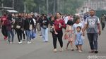 Suasana Libur Natal di Monas yang Kian Ramai